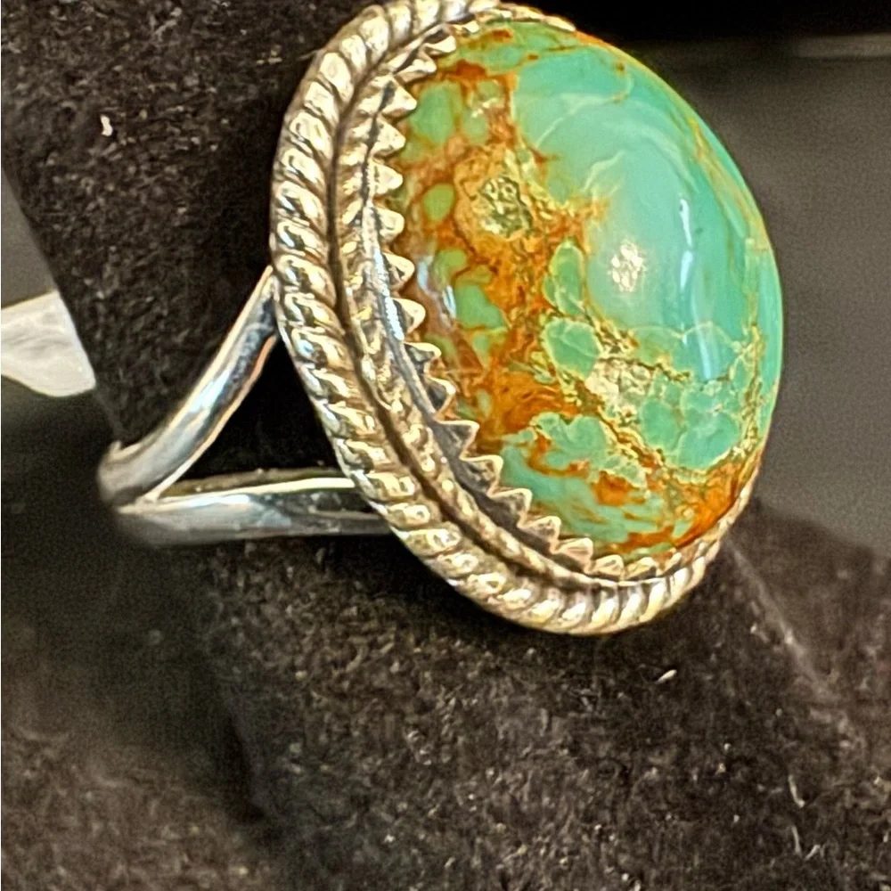 Turquoise and‎ Silver Women's Ring